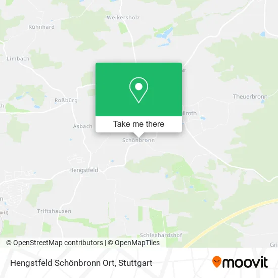 Карта Hengstfeld Schönbronn Ort