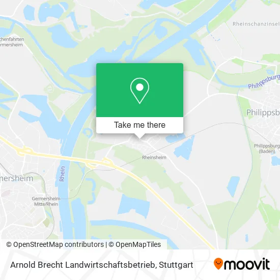 Карта Arnold Brecht Landwirtschaftsbetrieb