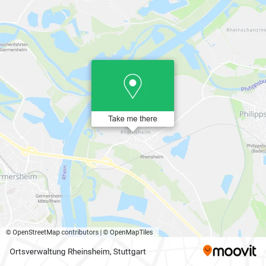 Карта Ortsverwaltung Rheinsheim