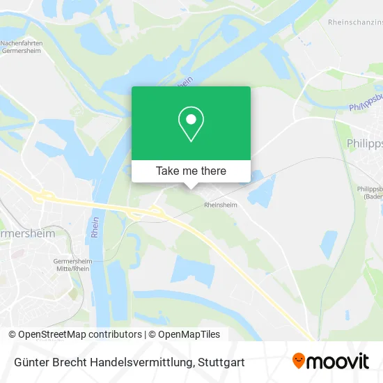 Карта Günter Brecht Handelsvermittlung