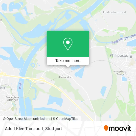 Карта Adolf Klee Transport