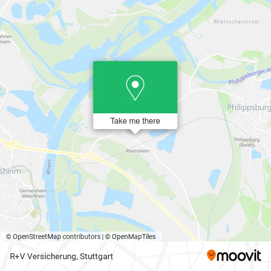 R+V Versicherung map