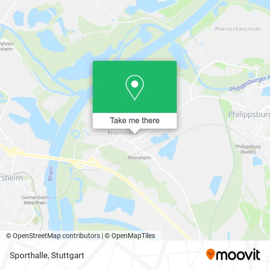 Карта Sporthalle