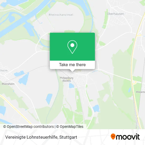 Карта Vereinigte Lohnsteuerhilfe
