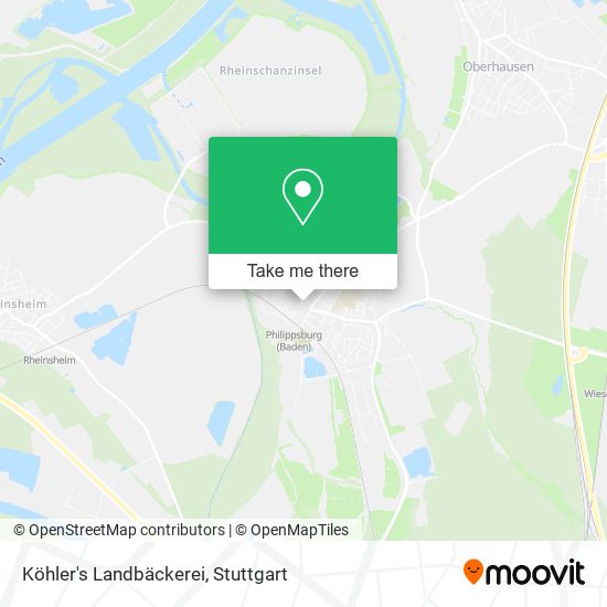Köhler's Landbäckerei map