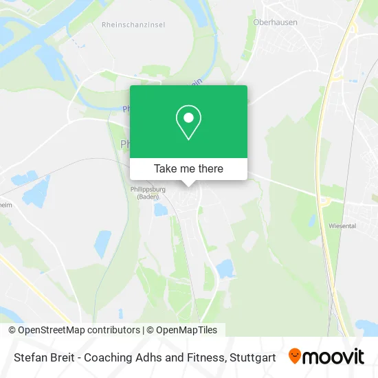 Карта Stefan Breit - Coaching Adhs and Fitness