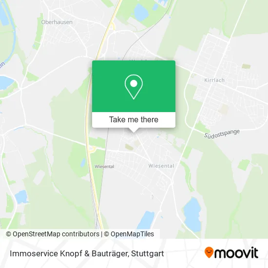 Карта Immoservice Knopf & Bauträger