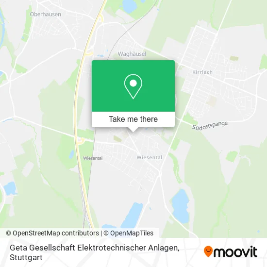 Карта Geta Gesellschaft Elektrotechnischer Anlagen