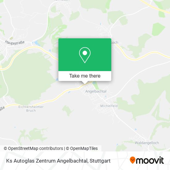 Карта Ks Autoglas Zentrum Angelbachtal