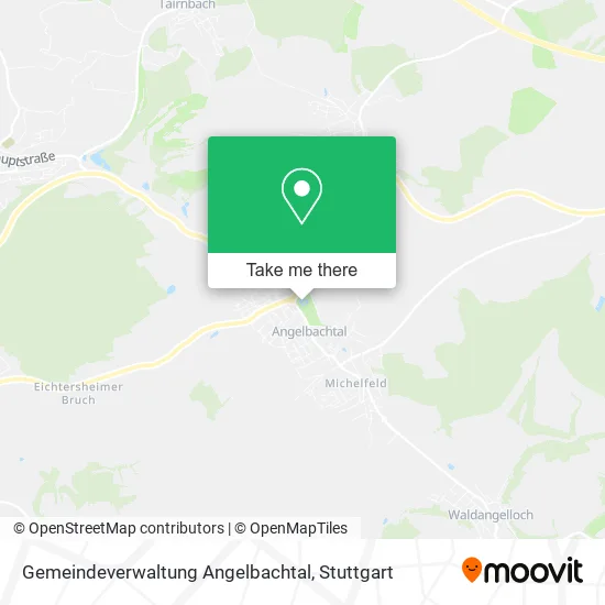 Карта Gemeindeverwaltung Angelbachtal