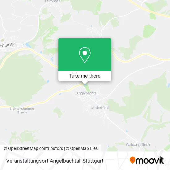 Карта Veranstaltungsort Angelbachtal