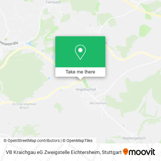Карта VB Kraichgau eG Zweigstelle Eichtersheim
