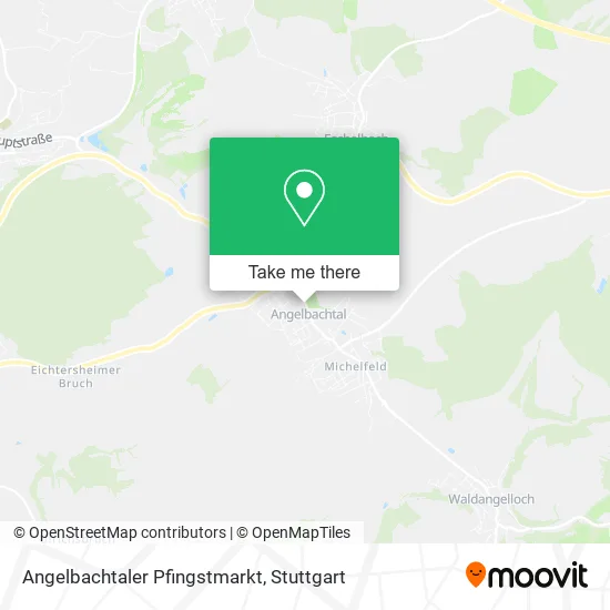 Карта Angelbachtaler Pfingstmarkt