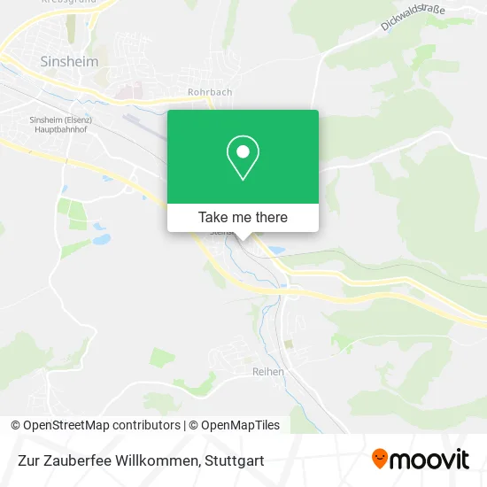 Карта Zur Zauberfee Willkommen