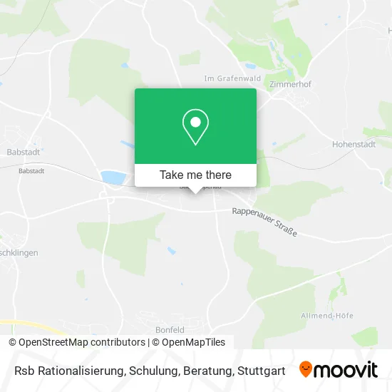 Карта Rsb Rationalisierung, Schulung, Beratung