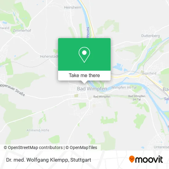 Карта Dr. med. Wolfgang Klempp