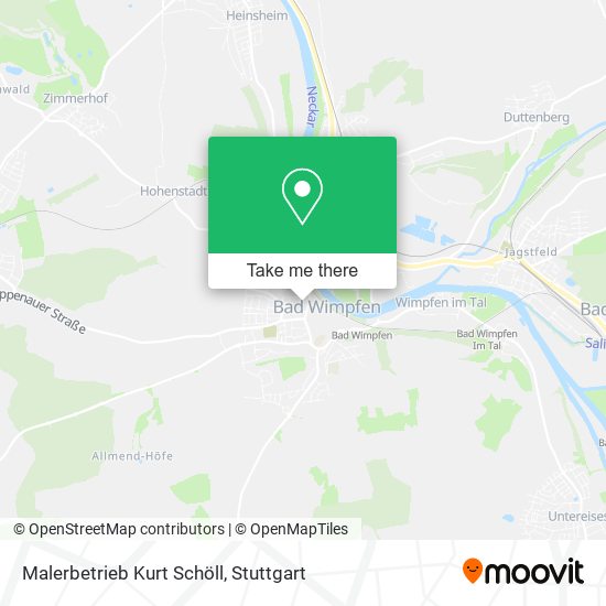 Malerbetrieb Kurt Schöll map