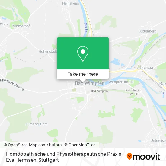 Карта Homöopathische und Physiotherapeutische Praxis Eva Hermsen