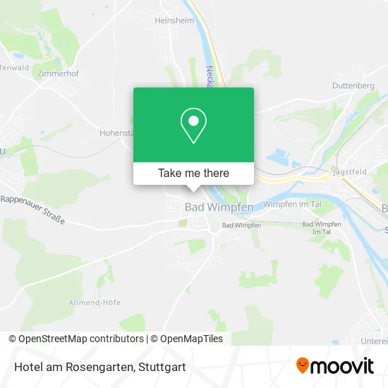 Карта Hotel am Rosengarten