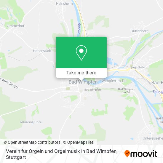 Verein für Orgeln und Orgelmusik in Bad Wimpfen map