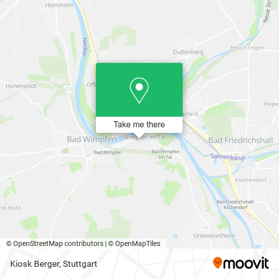 Kiosk Berger map