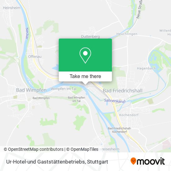 Ur-Hotel-und Gaststättenbetriebs map