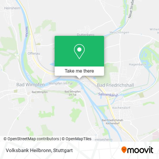 Карта Volksbank Heilbronn