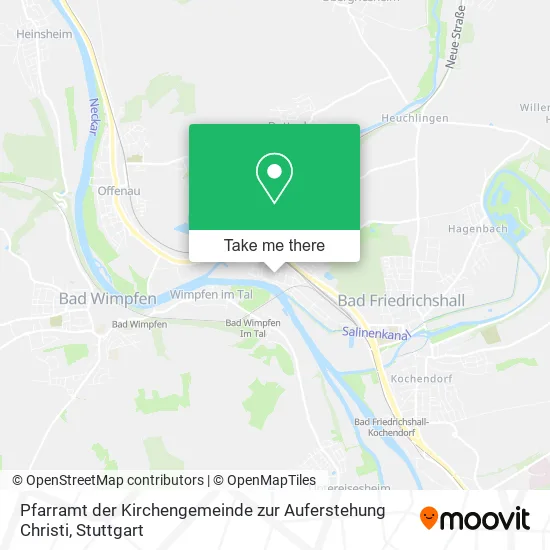 Карта Pfarramt der Kirchengemeinde zur Auferstehung Christi