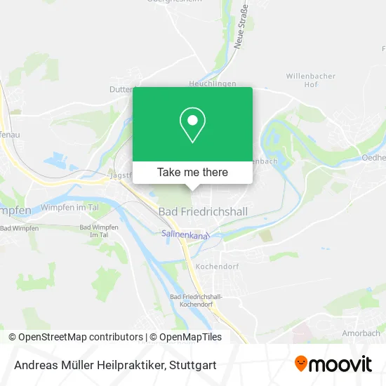 Карта Andreas Müller Heilpraktiker