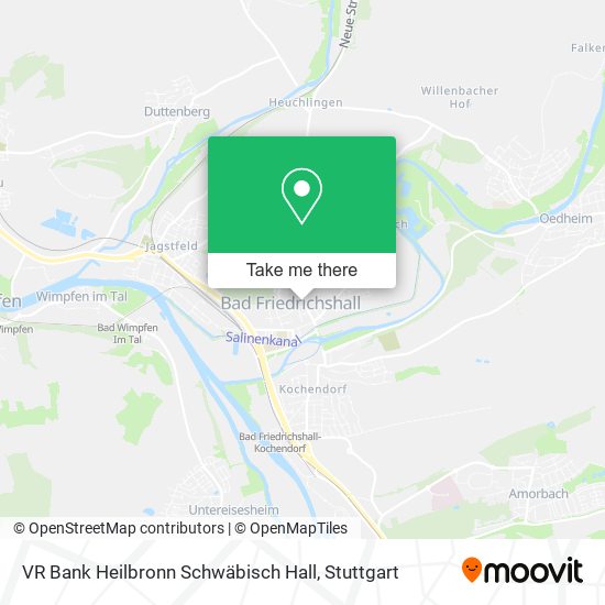 Карта VR Bank Heilbronn Schwäbisch Hall