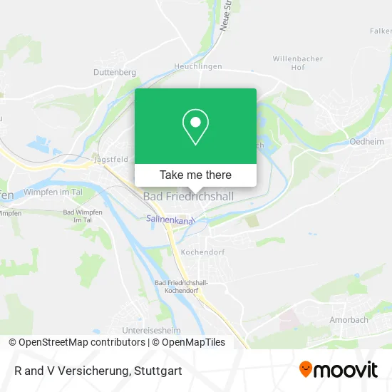 R and V Versicherung map