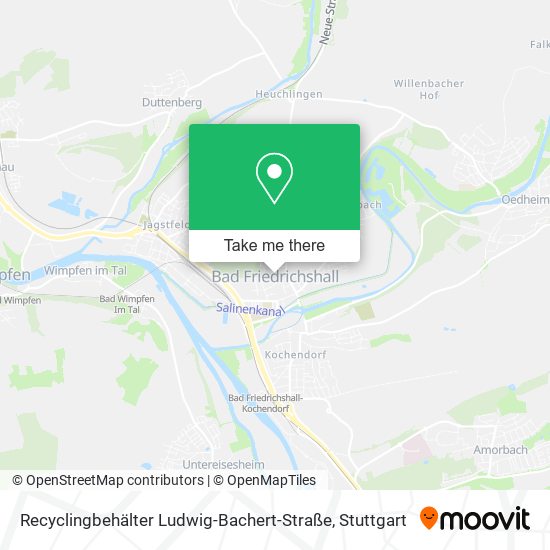 Карта Recyclingbehälter Ludwig-Bachert-Straße