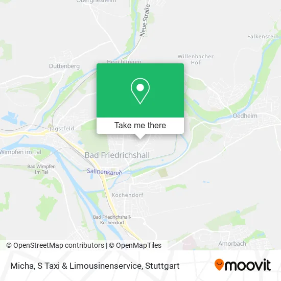 Карта Micha, S Taxi & Limousinenservice