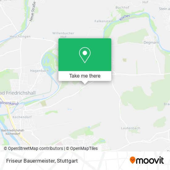 Friseur Bauermeister map