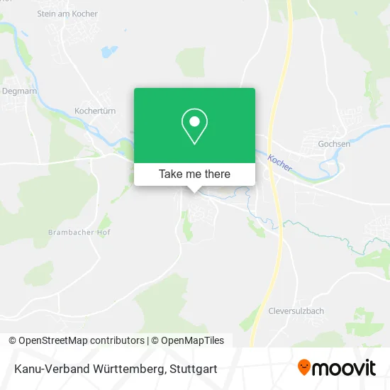 Карта Kanu-Verband Württemberg