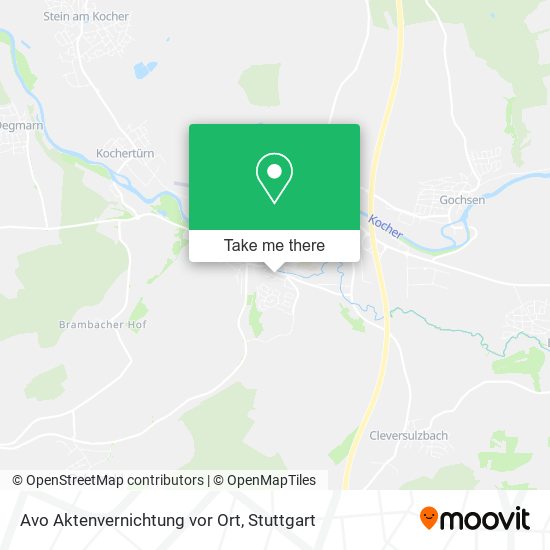 Avo Aktenvernichtung vor Ort map