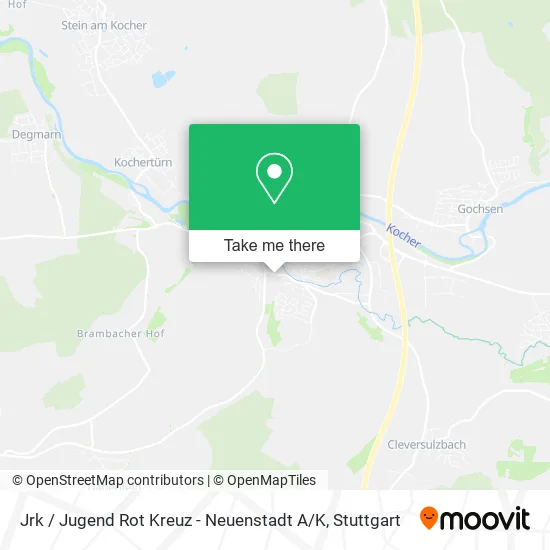 Карта Jrk / Jugend Rot Kreuz - Neuenstadt A / K