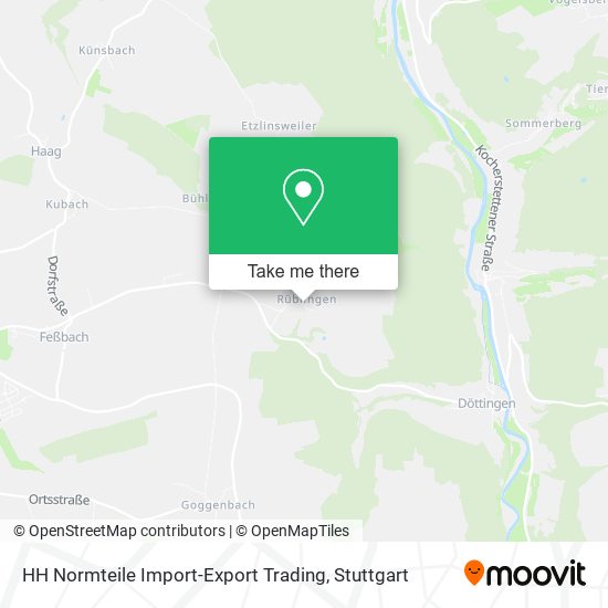 HH Normteile Import-Export Trading map