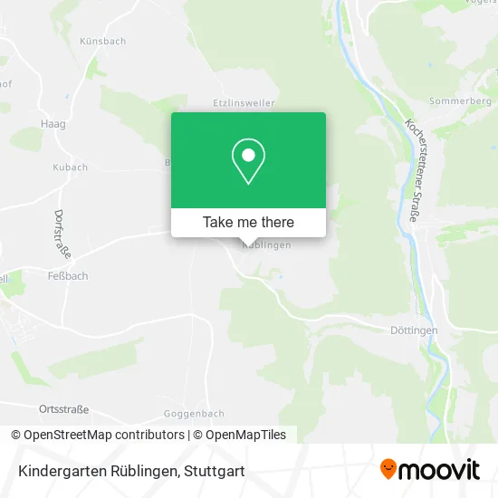 Карта Kindergarten Rüblingen
