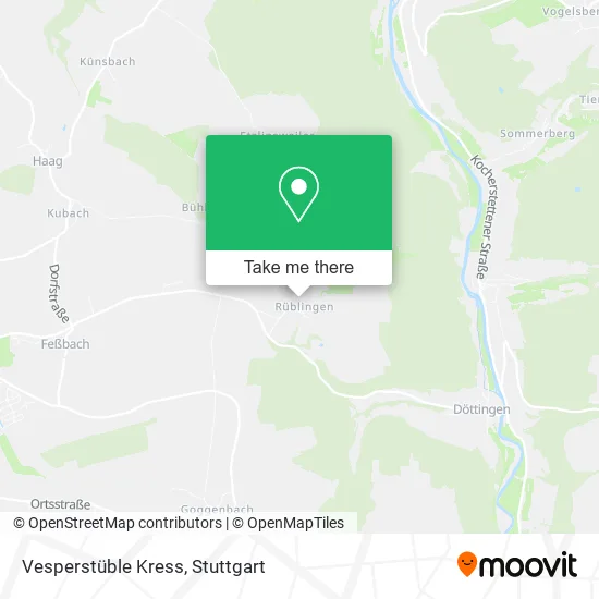 Карта Vesperstüble Kress
