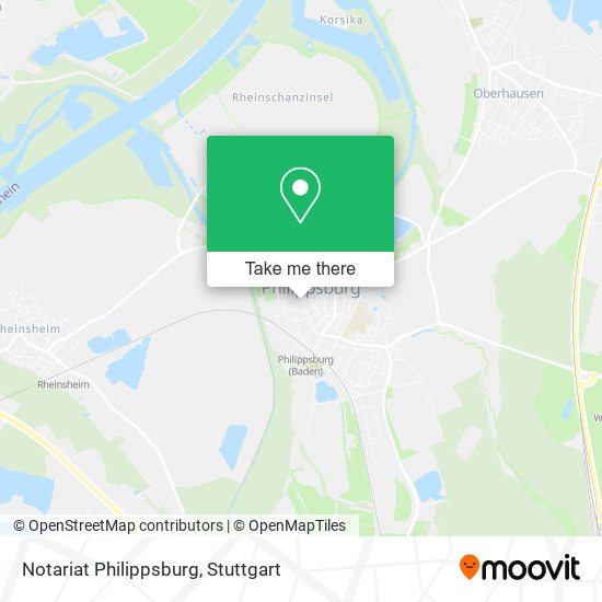 Notariat Philippsburg map