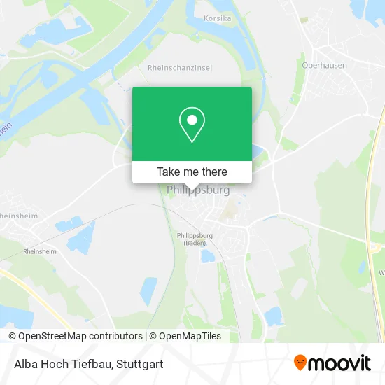 Карта Alba Hoch Tiefbau