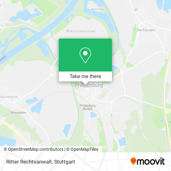 Карта Ritter Rechtsanwalt