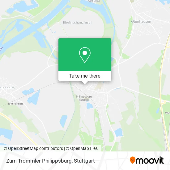 Карта Zum Trommler Philippsburg