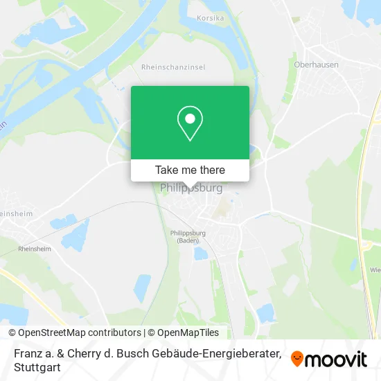 Карта Franz a. & Cherry d. Busch Gebäude-Energieberater