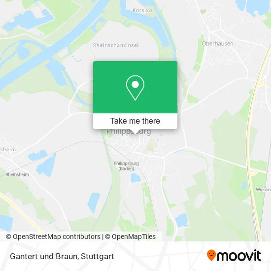 Карта Gantert und Braun