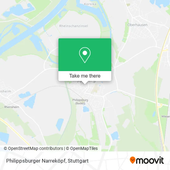Карта Philippsburger Narreköpf
