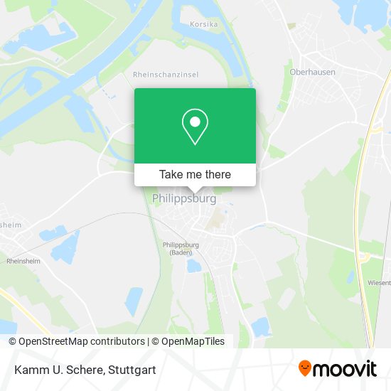 Kamm U. Schere map