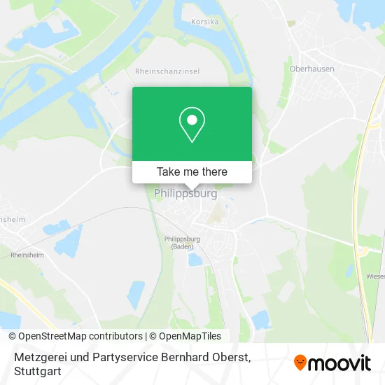 Карта Metzgerei und Partyservice Bernhard Oberst