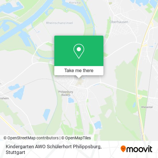 Карта Kindergarten AWO Schülerhort Philippsburg